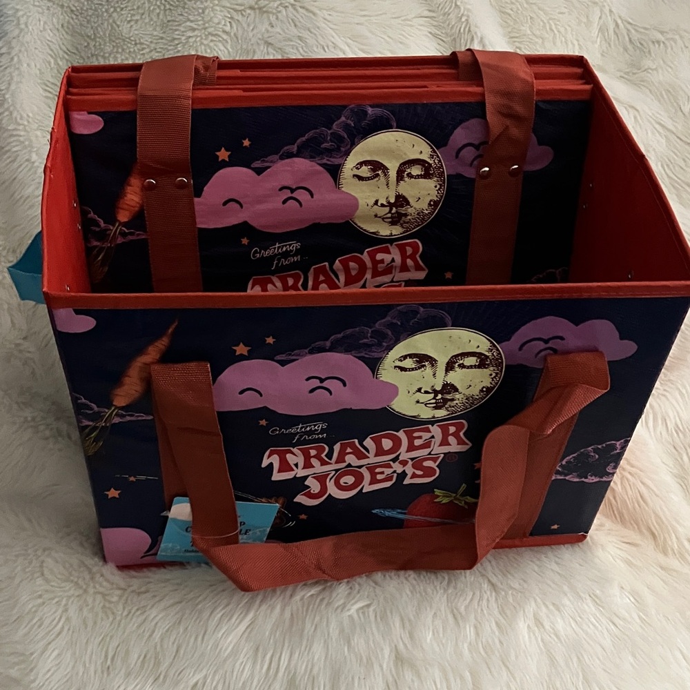 Trader Joe's Tote Bag with Moon Design